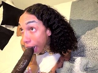 Ikeepthemcuming Throat Training With BBC POV