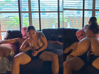 Bouncing on a Big Hard Cock Is My Favorite Cardio! Blowjob and Cowgirl Creampie