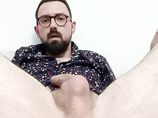 Gave myself a self facial after long edging session