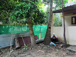 Neighbour and bathing aunty