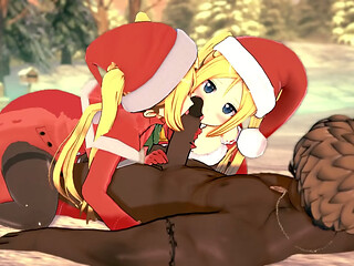 Especial De Navidad Anime Hentai Gemelas cachondas son folladas