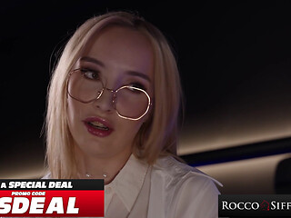ROCCO SIFFREDI - Busty Blonde Polly Yangs' Hardest Anal Pounding Yet