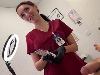 Laser on balls, cock in throat