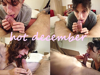 She Knows How to Enjoy It When a Cock Throbs in Her Mouth.