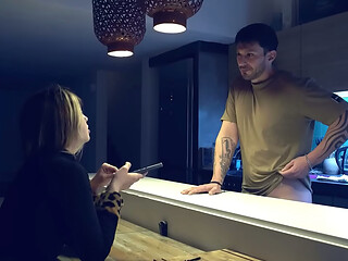I went under the table and gave my friend&rsquo_s husband a blowjob.