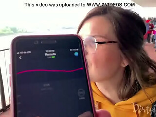 she moans and is embarassed