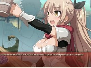 Visual novel babe gets her big tits and ass enjoyed in finale