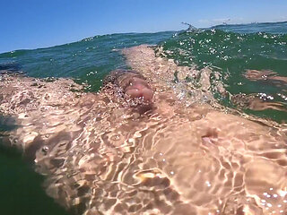 I Cum Just for the Pleasure of Feeling Free, Naked on a Public Beach