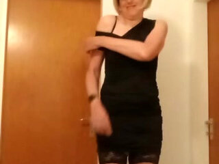 Lana's Black Mini Strip