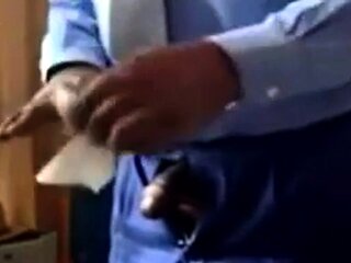 Mature Congolese Minister Daddy Barebacks His Assistant