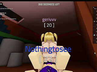 Follando con Misa Amane en Roblox