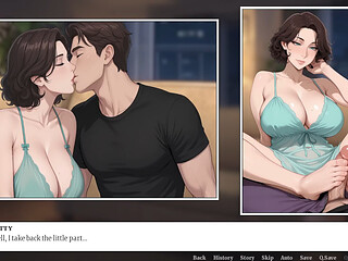 With Great Pleasure #12 - Animated Ai XXX Game - a Hot Foot Job with a MILF