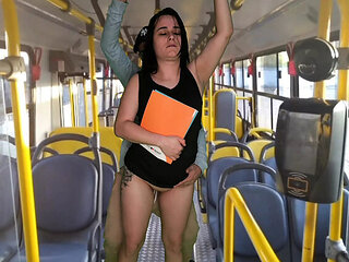 Hot Brazilian Teen Jennyferpimenta Gets Fucked Hard on Bus - Amateur 4K Porn