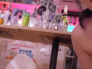 Maid Cafe POV,in the Push-to-fuck Concept Cafe, Three Pairs Ba... Creampies, the Lesbian Duo Oto-chan and Kiri-chan Edition!