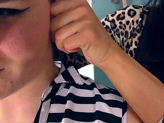 Ear crush extreme movie by top model Abbie Cat