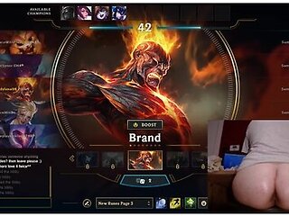 Gamer Girl And Deutsche Amateure - Fucking My Ass With A Banana Toy When Im Dead League Of Legends #18 Luna