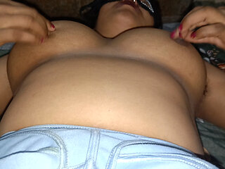 Pinky Bhabhi sneaked and naked with her serving man and inserted a finger in her pussy
