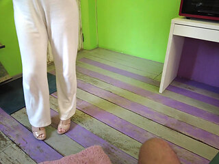 Stepfather Meets Hot Stepdaughter Who Came in the Morning After a Party.