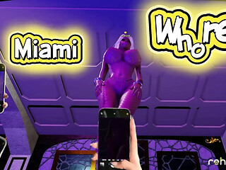 Miami whore gets fucked by huge cock