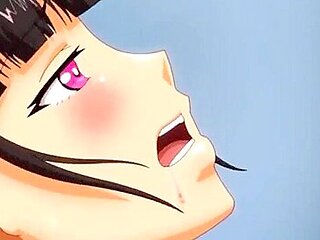 He feels so good that he inserts it in and out of his anus and gets creampied.