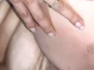 She Spread Her Legs to Receive My Big Penis in Her Hairy Pussy