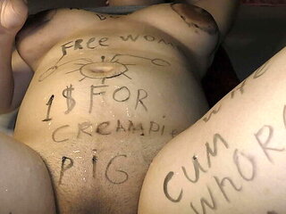 Hot teen Milky Mari takes multiple creampies in wild gangbang - POV creampie fuck!