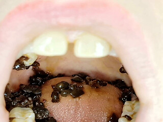 Inside My Mouth Chew Chew & Tongue (open Mouth Chew & Tongue POV)