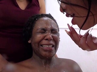 Lesbian Femdom Wet Makeup