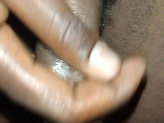 Lonely hot handjob
