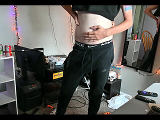 My Bouncy Cock Wants You to Suck It as My Belly Gets Fuller!