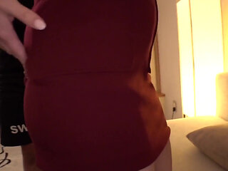 Part 1 you Must Fall in Love with Her! Very Cute and Beautiful Buttocks Con Cafe Clerk