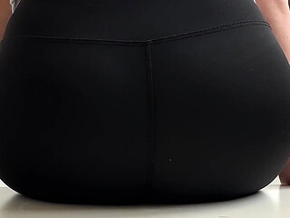 Fart Sound Test Gone Wild: Different Surfaces Naked Leggings