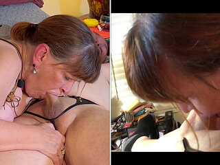 Granny Bambi: Cocksucking Old Forest Slut