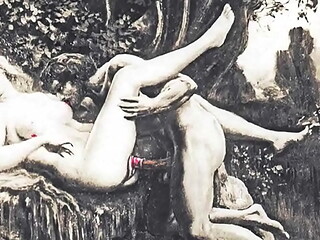 vintage erotic drawings