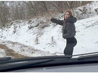 Milf Argentina Big Ass Fucks A Stranger On The Route - Vero Buffone