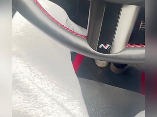 Showing off My Huge Dick for the Lorry Driver