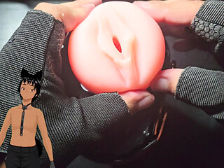 Using an automatic Male masturbator that is someone else is gonna use.