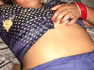 Indian husband gives wife sensual oil massage leading to horny sex session.