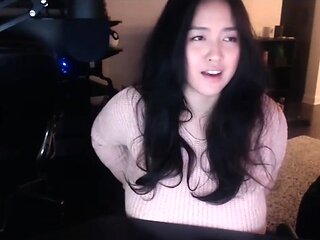 Amateur Webcam Cute Teen Plays Solo