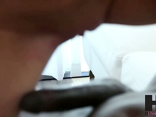 Hot Olivia Lee Gets Her Tight Twat Slams In Missionary Stand Up Pose!