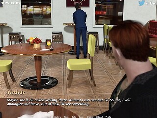 Temptations are everywhere in this HD gameplay scene! A blonde, slutty