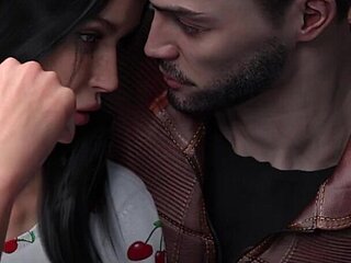The Seven Realms 4: Vampire Prince Atlas Gets a Slippery Titfuck From His Gorgeous Queen