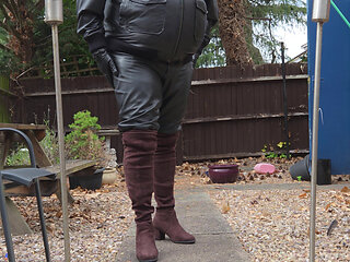 Leather and Thighboots