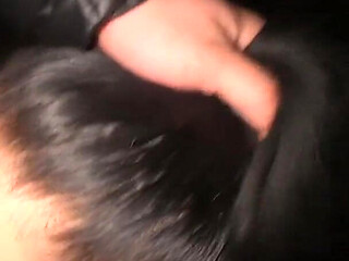 Night Outdoor Blowjob & Full Cum Swallow
