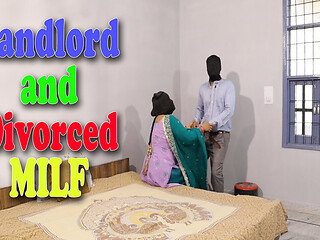 Divorced Chubby Indian MILF Share Her Pussy with Landlord for Rent and Security