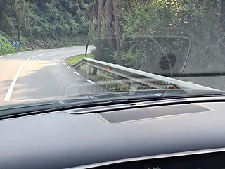 Neighbor On Roller Skates Has PUBLIC Sex In The Car