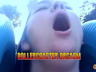 Rollercoaster Orgasm: Secret Vibe Ride at the Theme Park