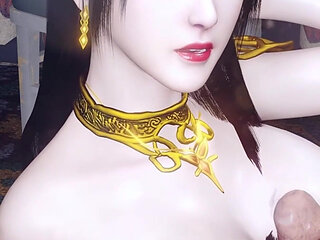 3D Hot Mature MILF Cheating with Short Big Cock