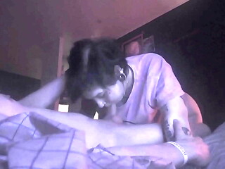 Spy webcam blowjob till cumshot