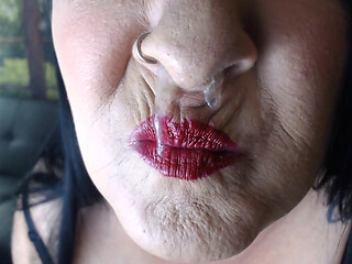 Snotty Nose Blowing on Black
